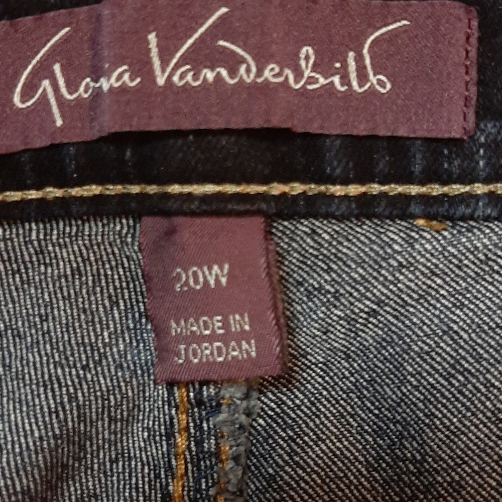 Gloria Vanderbilt jeans plus size 20W - Picture 4 of 6